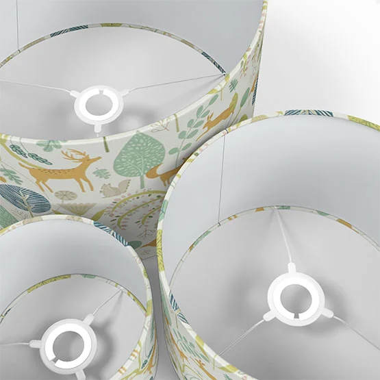Scandi Woodland Jade lamp_shade