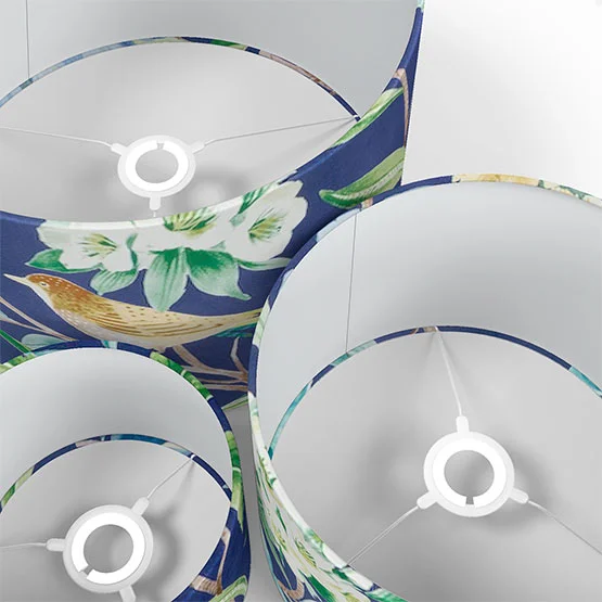 Shangri La Navy lamp_shade