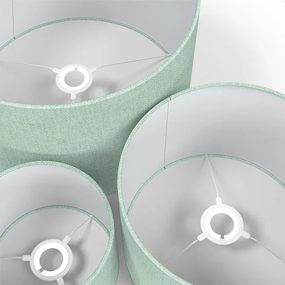 Malaga Herringbone Sage lamp_shade