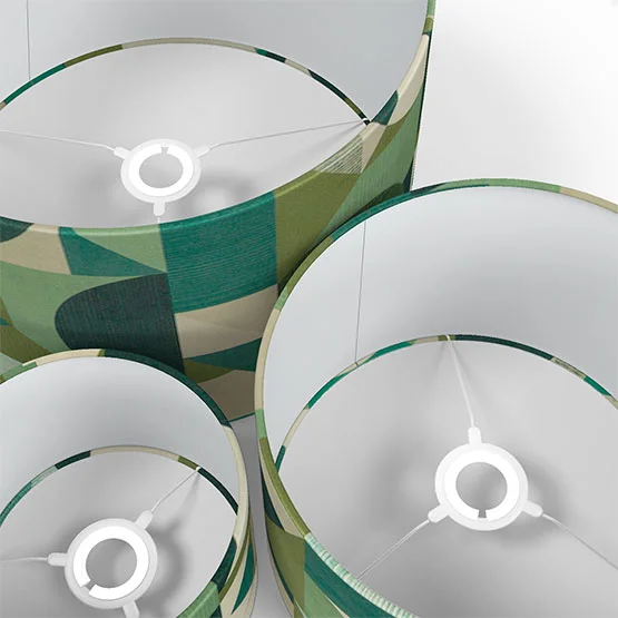 Geometrica Velvet Jadeite lamp_shade