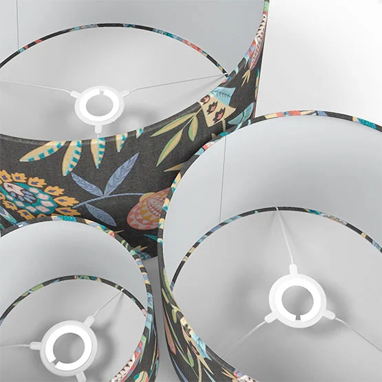 Hoopoe Charcoal lamp_shade