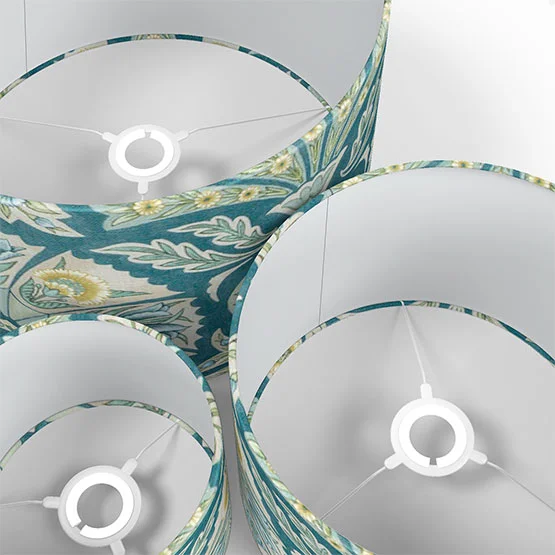 Murano Teal lamp_shade