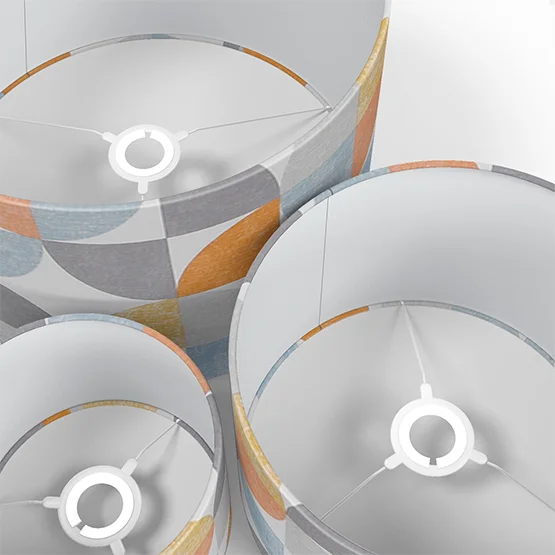 Spiral Tangerine lamp_shade
