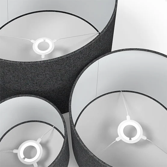 Tundra Carbon lamp_shade