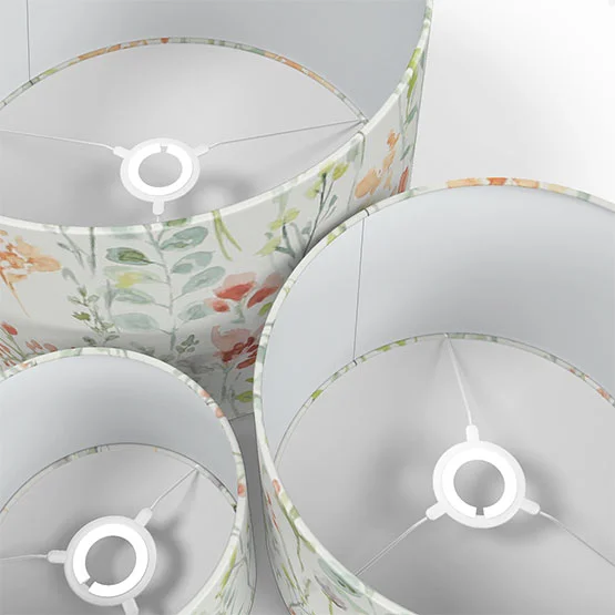 Wild Flowers Clementine lamp_shade