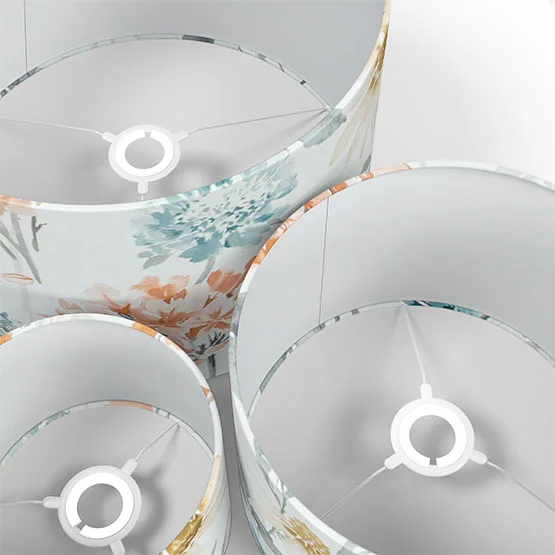 Wild Garden Cotton Coral lamp_shade
