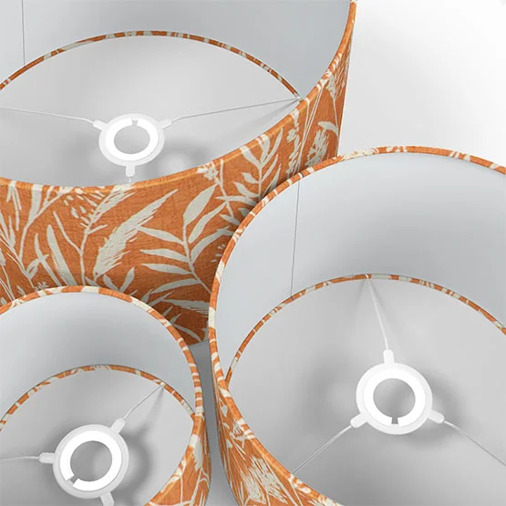Wild Grasses Clementine lamp_shade
