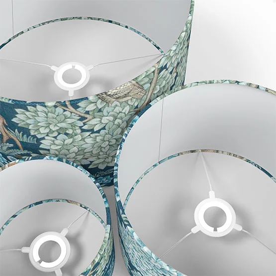 Woodland Retreat Sapphire lamp_shade