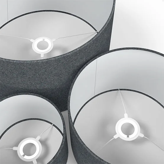 MOON Earth Charcoal lamp_shade