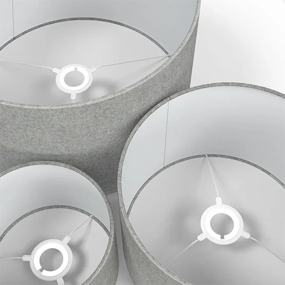 MOON Earth Hessian lamp_shade