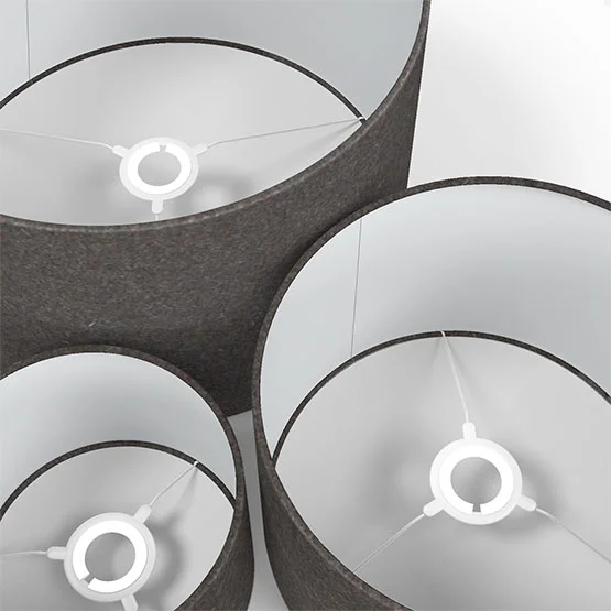 MOON Earth Mocha lamp_shade