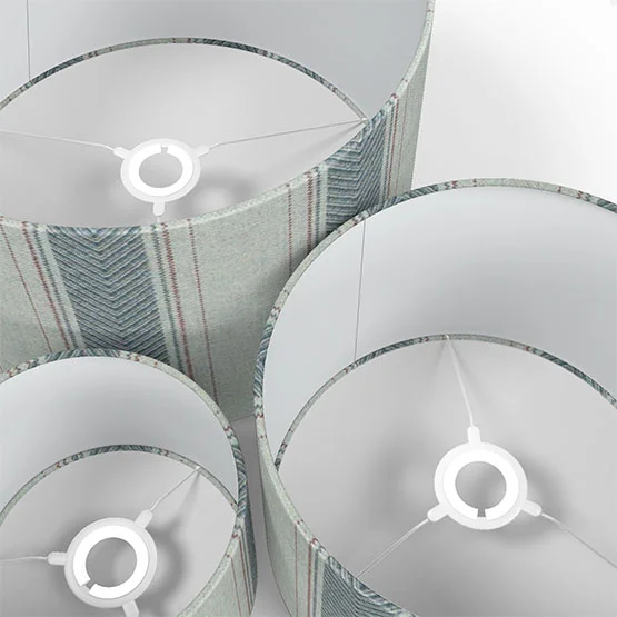 MOON Regency Silver Aqua lamp_shade