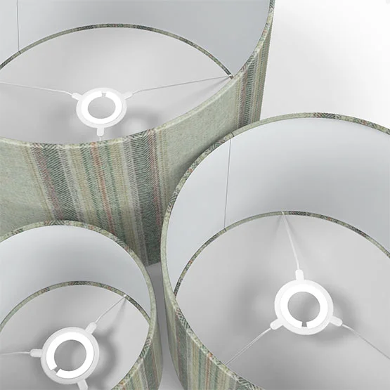 MOON Wentworth Stripe Aqua lamp_shade