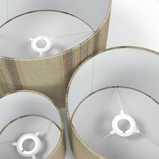 MOON Wentworth Stripe Natural Olive lamp_shade