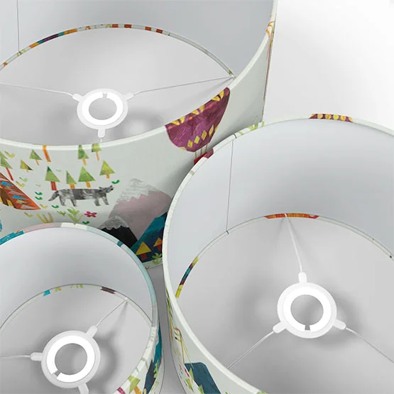 Away We Go Jungle lamp_shade