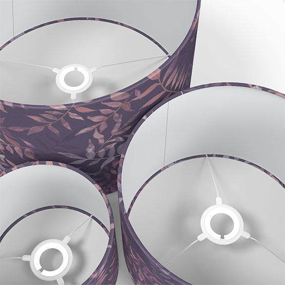 Sonova Studio Kaleidoscope Leaves Amethyst lamp_shade