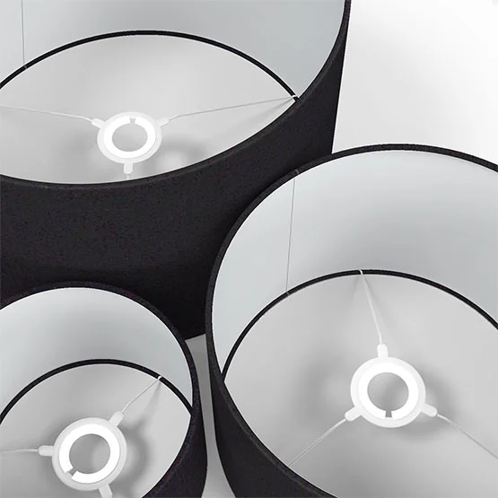 Canvas Black lamp_shade