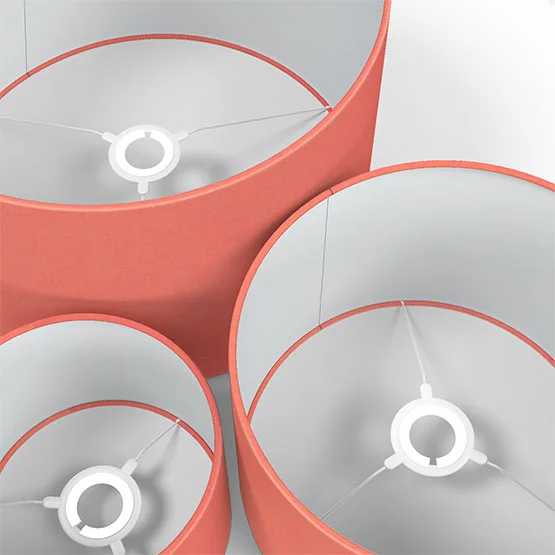 Canvas Fire Orange lamp_shade