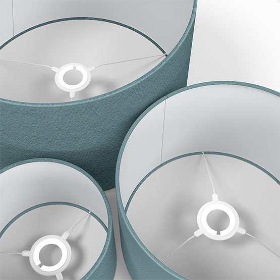 Touched By Design Crushed Silk Seafoam lamp_shade