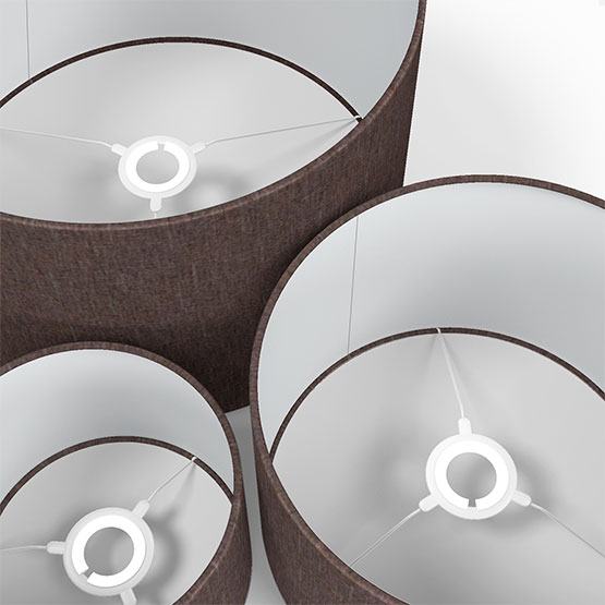 Touched By Design Neptune Blackout Cocoa lamp_shade