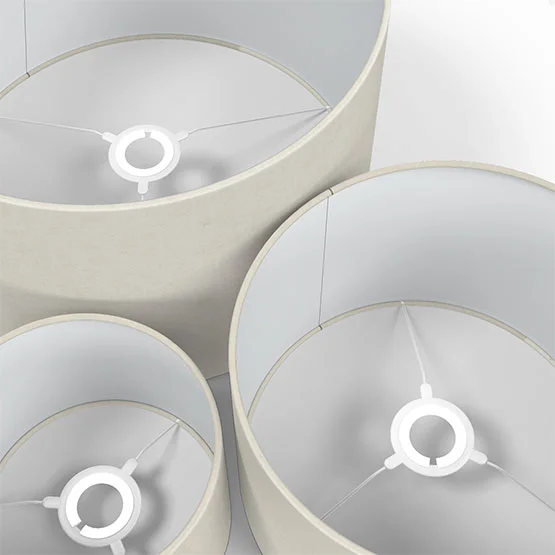 Pure Recycled Natural Linen lamp_shade