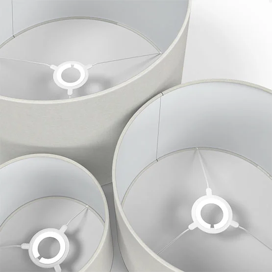 Soft Recycled Silver lamp_shade