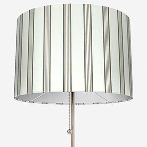 Edison Racing Green & Linen Lamp Shade