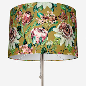 Paradise Velvet Ochre Lamp Shade