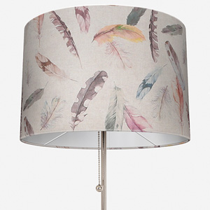 Feather Linen Lamp Shade