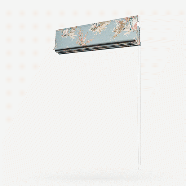 Camengo Gavotte Tissu Bleu Doux