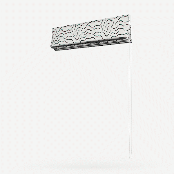 Camengo Ophea Velvet Black and White