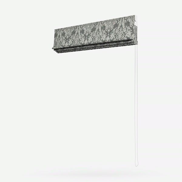 Classic Damask Charcoal