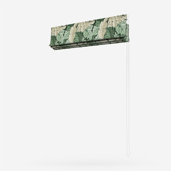 William Morris At Home Acanthus Velvet Nettle Roman Blind | Blinds Direct