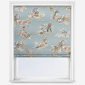 Camengo Gavotte Tissu Bleu Doux