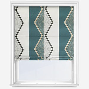 Casamance Mesa Petrole Roman Blind