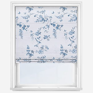 Cath Kidston Birds and Roses Blue Roman Blind