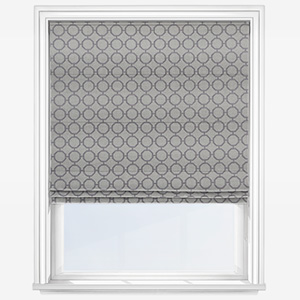 Glamour Charcoal Roman Blind