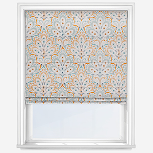 Persia Teal Spice Roman Blind