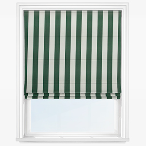 Portland Racing Green Roman Blind