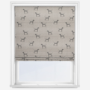 Emily Bond Fred Linen Roman Blind