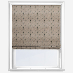 Emily Bond Honor Blossom Blue Roman Blind