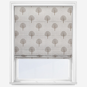 Emily Bond Yew Tree Linen Roman Blind