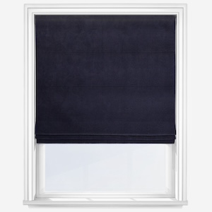 Bordeaux Navy Roman Blind