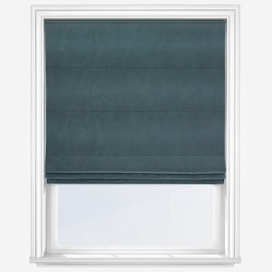 Bordeaux Teal Roman Blind