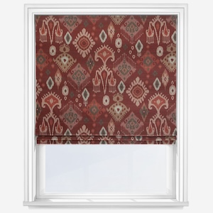 Peru Crimson Roman Blind