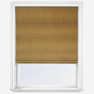 Revela Velvet Antique Gold Roman Blind