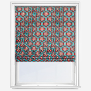 Tabriz Teal Roman Blind