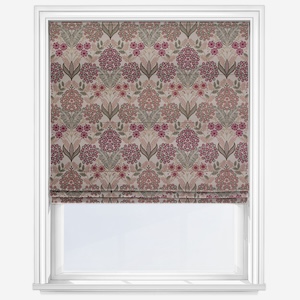 Wilmington Raspberry Roman Blind