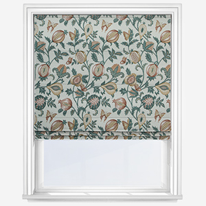 Primavera Papaya Roman Blind