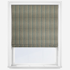 MOON Anderson Aqua Rust Roman Blind